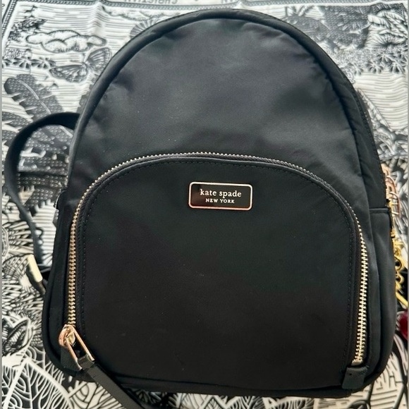 Kate Spade ♠️ mini black backpack main image 4